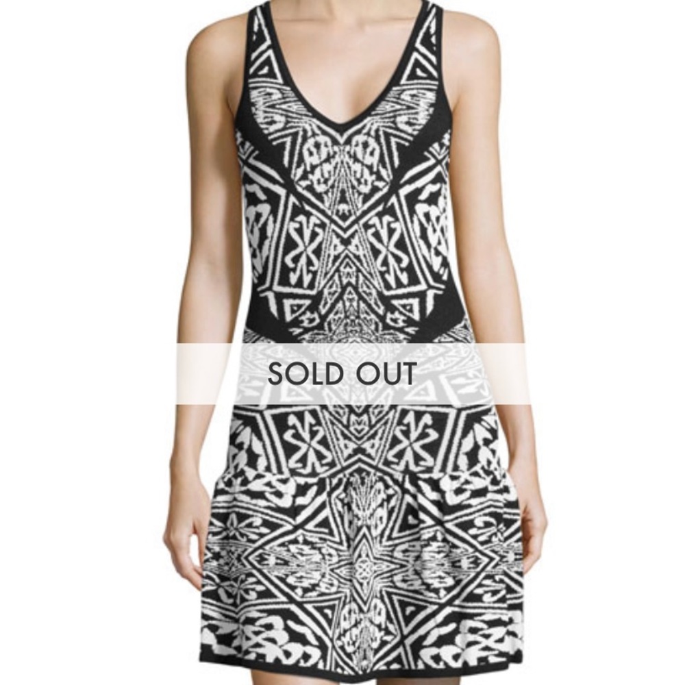 Nicole Miller Artilier Sleeveless Knit Dress, SZ S